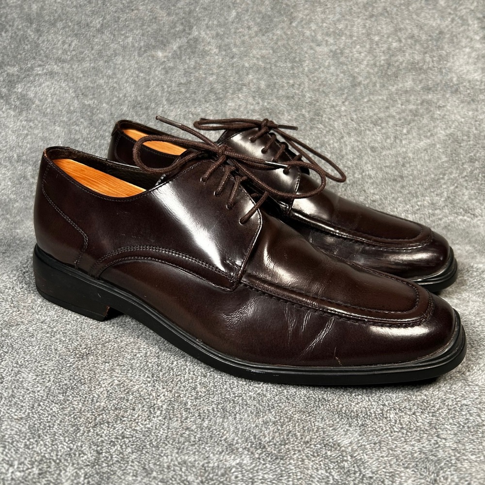 Cole Haan Air Derby Dress Shoes Brown Leather C06750 Mens 7.5 M